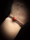 WOMENS COPPER RED JASPER CUFF BRACELET