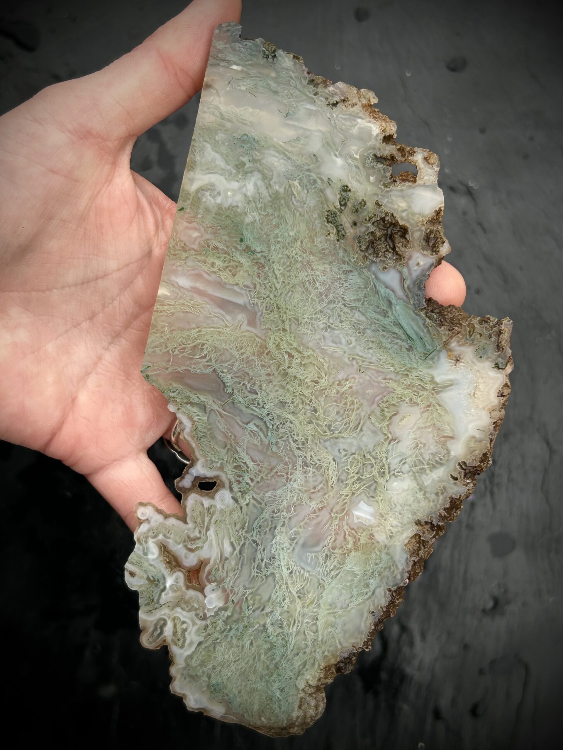 Moss Agate Rough Slab